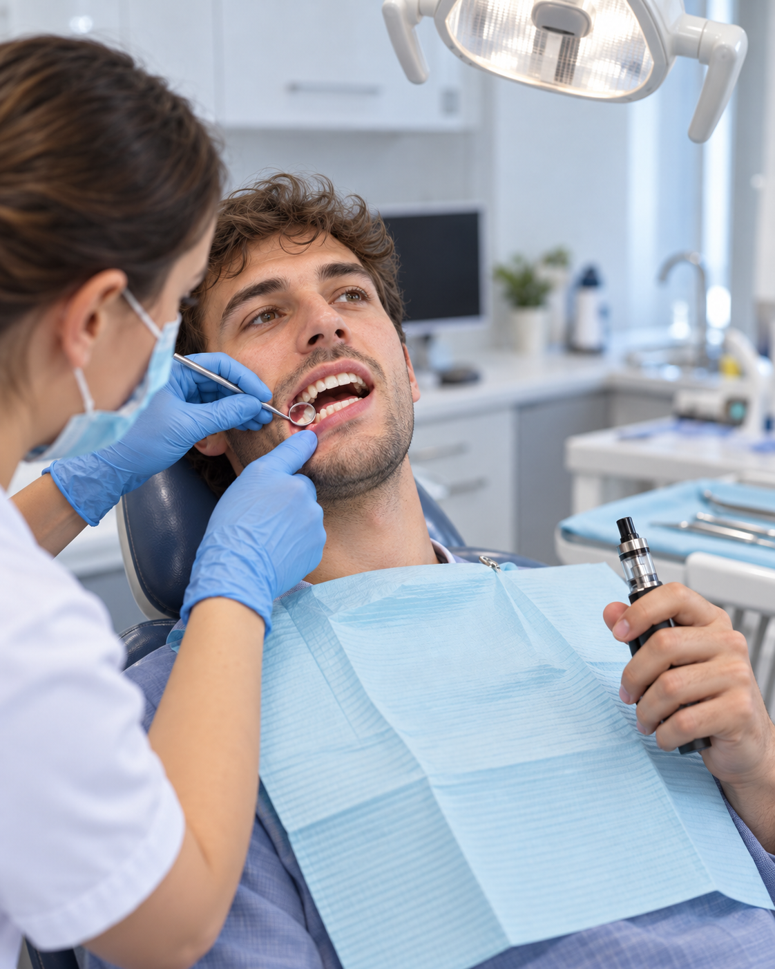 Një rishikim sistematik sugjeron se cigaret elektronike mund të ndikojnë negativisht në trajtimin periodontal dhe peri-implantar. Ja çfarë duhet të dinë dentistët dhe pacientët.